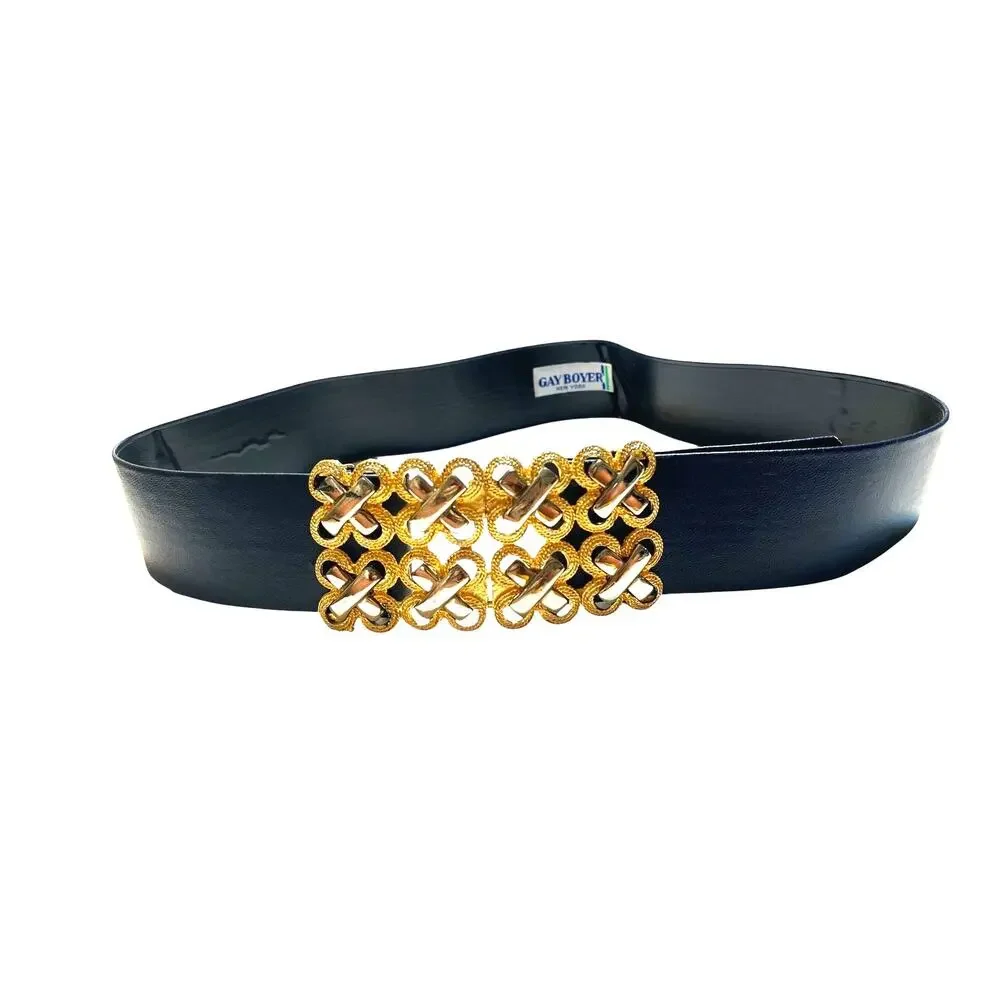 Vintage Gay Boyer New York Waist Buckle Belt